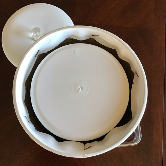 Retro MCM Stotter Lemon Ice Bucket with Lucite Handle & Knob - Picture 5 of 5